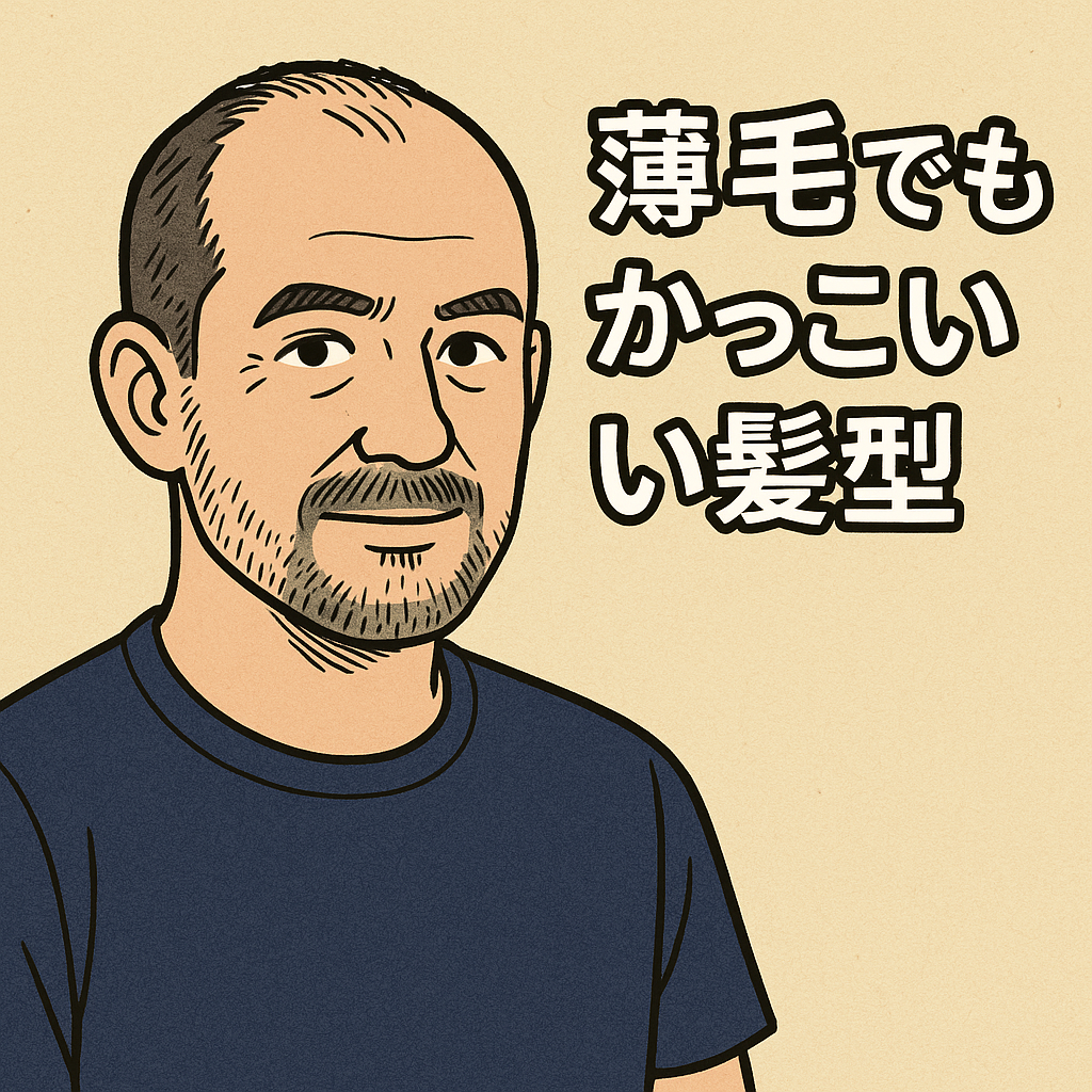 「薄毛でもかっこよく！目立たせないメンズヘアカット術」