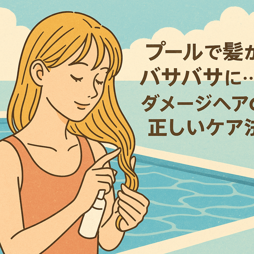 プールで傷んだ髪のケア方法｜美容師が教える正しいダメージ対策